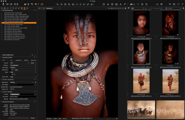 Exporting and Printing images in Capture One Pro Photo Editing