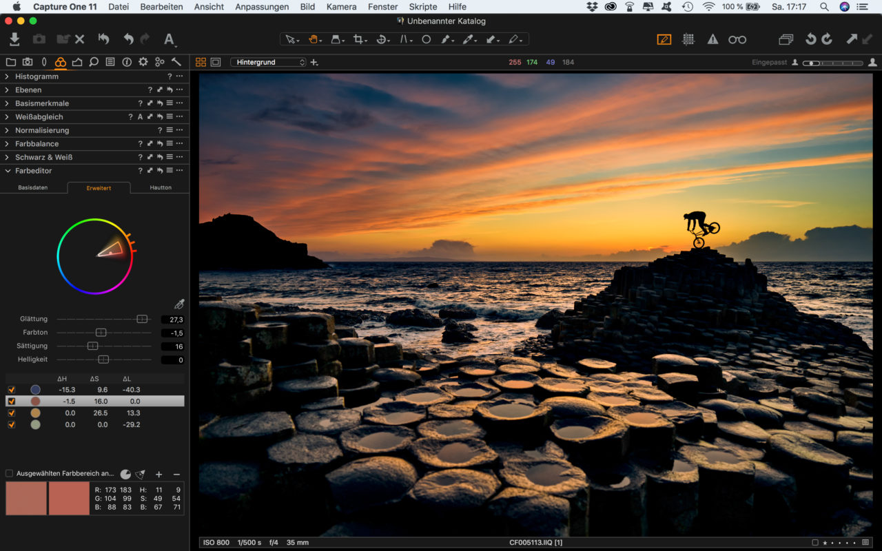 Lorenz Holder Capture One Color Editor