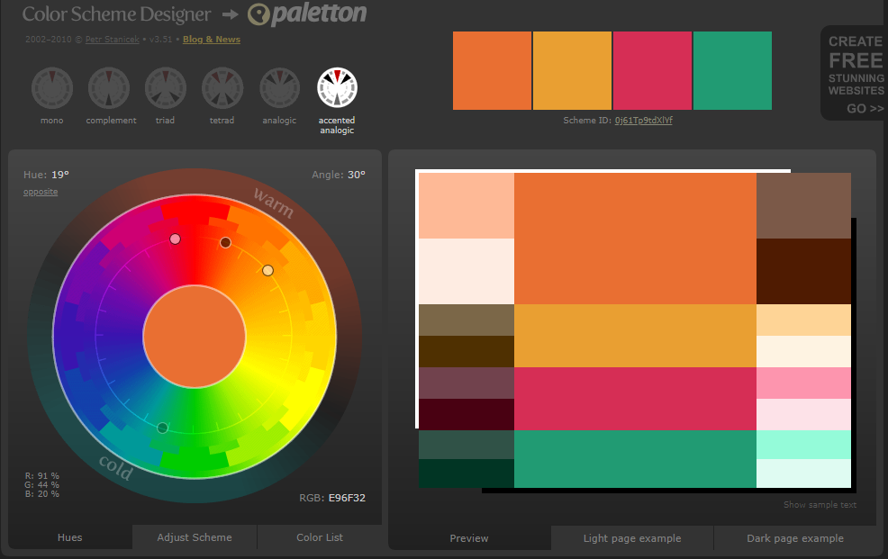 Editing Color Configuration