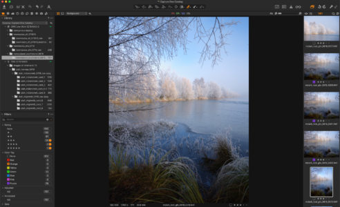 capture one raw photo editor changing it up with Capture One by Michael Clark using Fujifilm GFX100 auto level adjustment screenshot color workspace tool