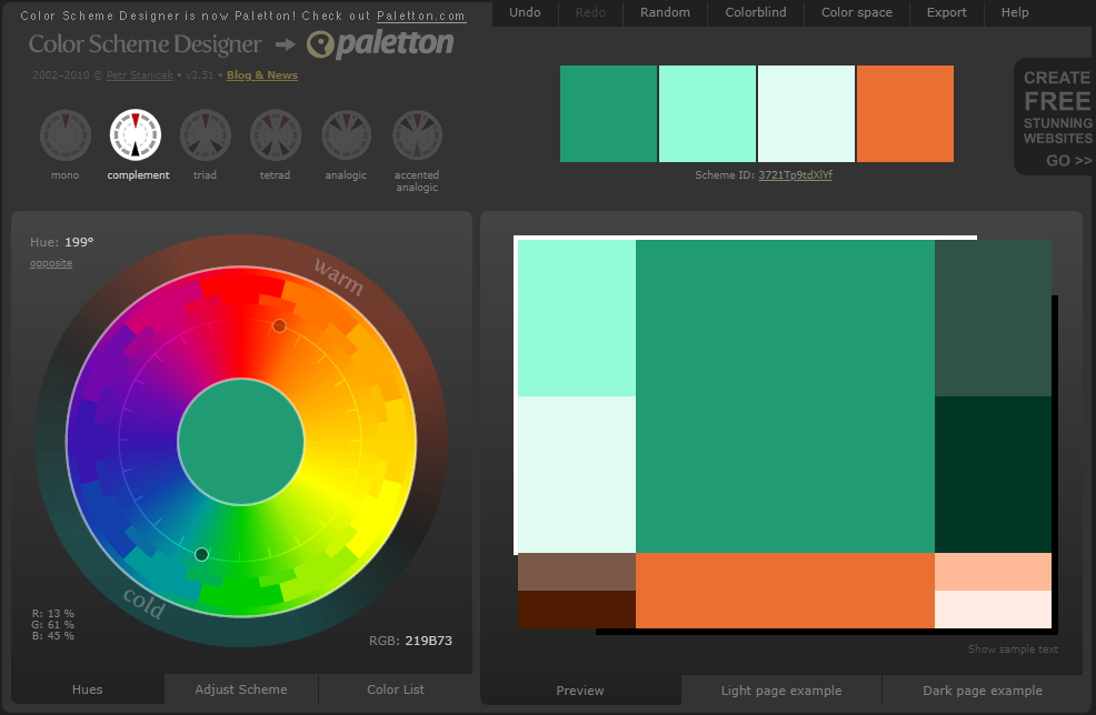 Editing Color Configuration