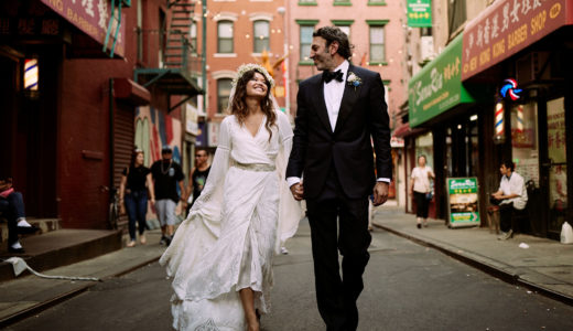 Capture One RAW photo editor LOOKSLIKEFILM founder switched to Capture One blogpost feature wedding couple walking in street in Chinatown