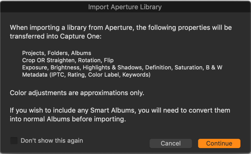 Migrating Apple Aperture Libraries to Capture One Pro - Photo Editing ...