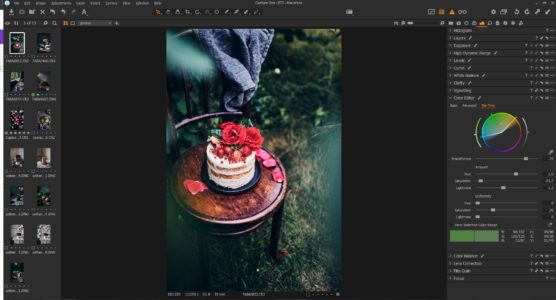 capture one Pro screenshot color adjustment